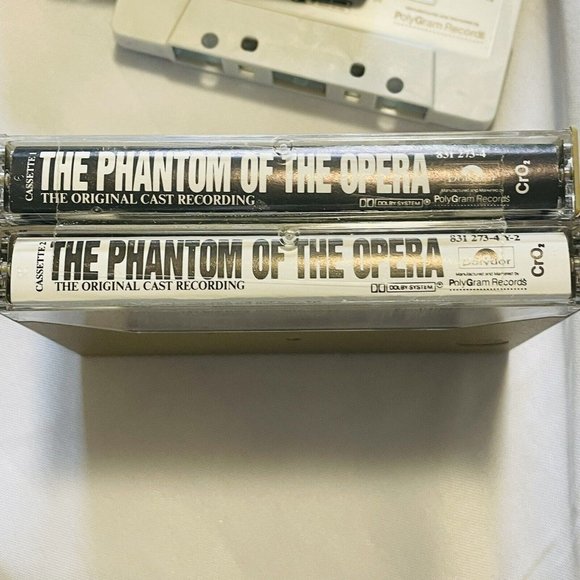 PHANTOM OF THE OPERA 1987 DOUBLE Cassette Tape One And Two Combo Tested - Picture 1 of 9